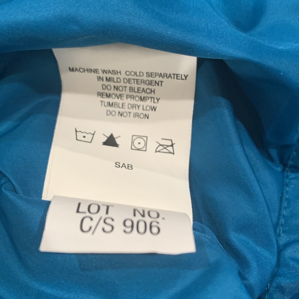 Columbia Boys Size 18/20 heavy down Winter Jacket Blue - Picture 8 of 12